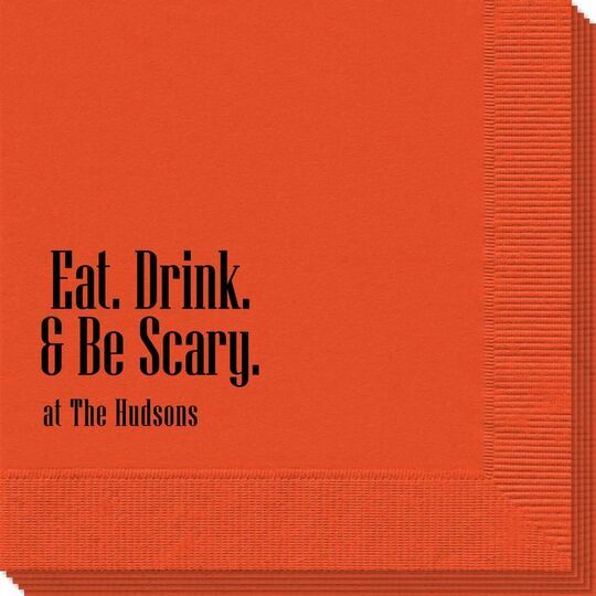Eat Drink & Be Scary Napkins